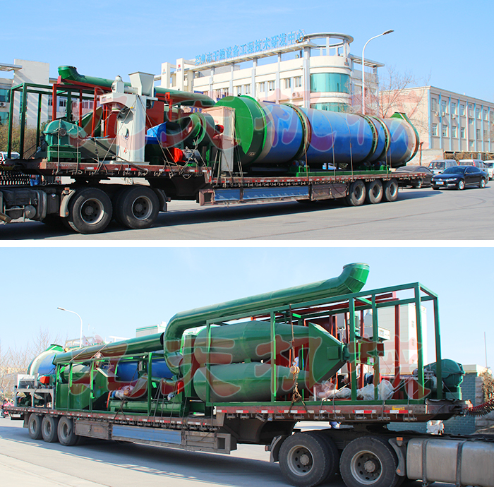 新疆燕京蒸汽啤酒糟烘干機發(fā)貨