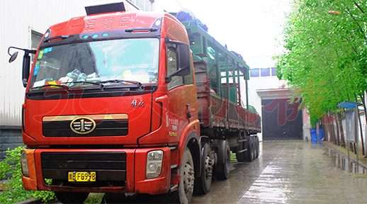 生物質(zhì)顆粒生產(chǎn)線設(shè)備發(fā)貨圖