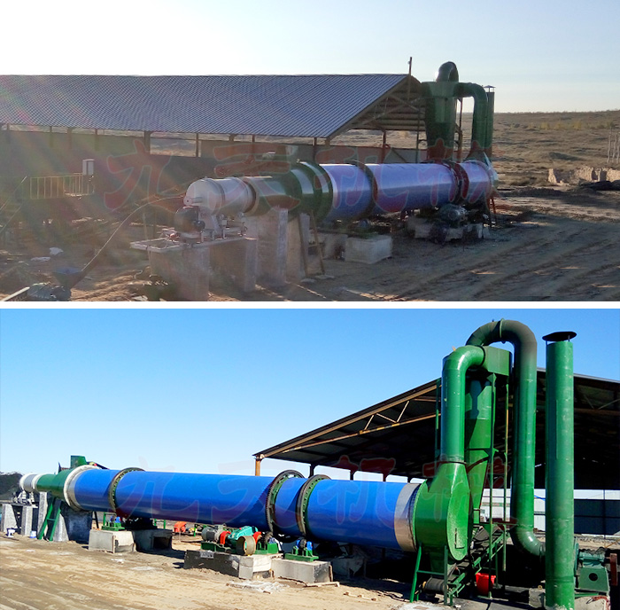 東勝煤泥烘干設(shè)備客戶案例圖