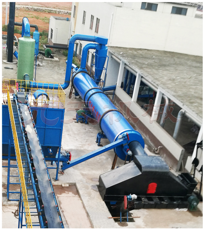 湖南藥渣烘干機(jī)安裝現(xiàn)場